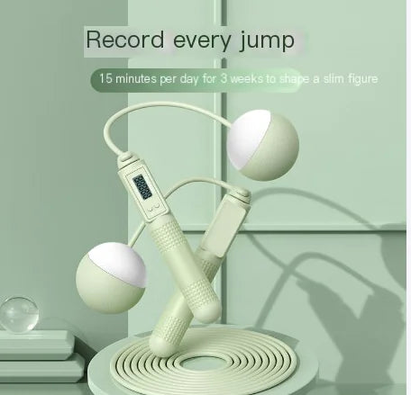Smart Weighted Jump Rope with Electronic Counter