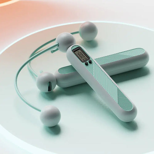 Wireless Jump Rope with Electronic Counter for Fitness