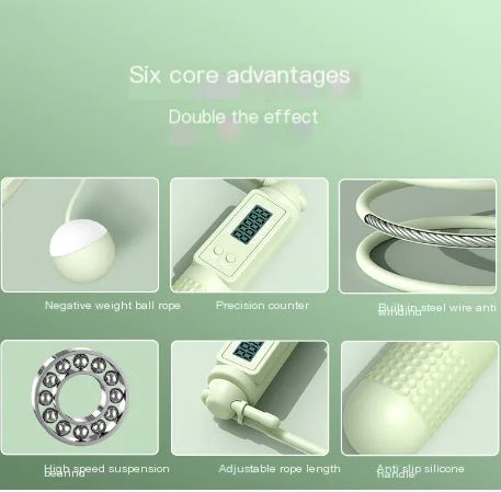Smart Weighted Jump Rope with Electronic Counter