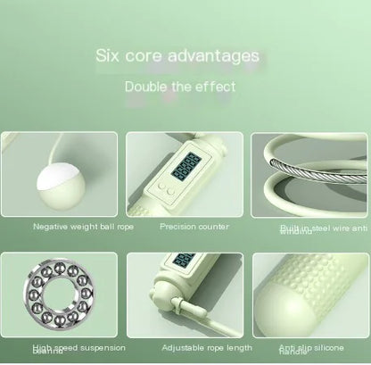 Smart Weighted Jump Rope with Electronic Counter